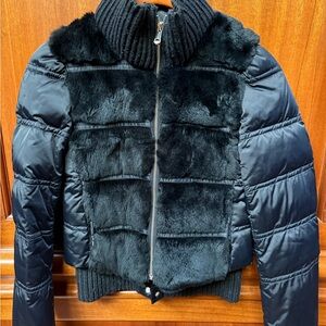 Andrew Marc Down Jacket with Fur